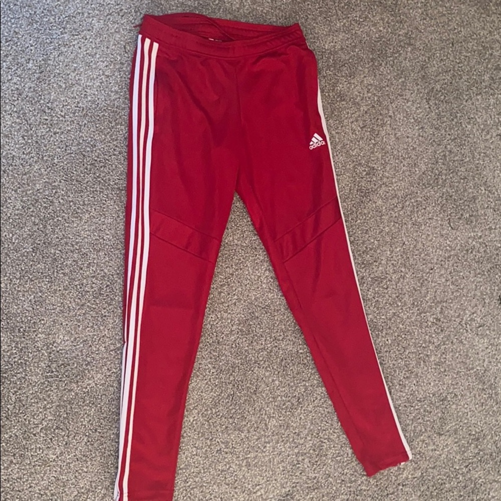 Red Adidas Jogging Pants